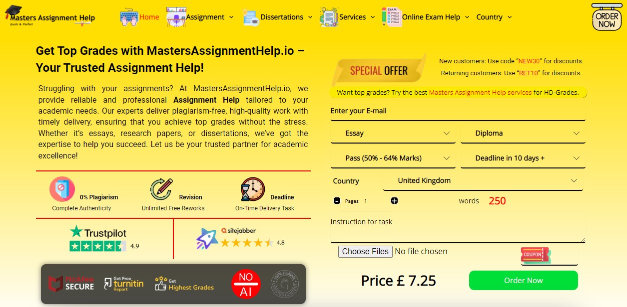 Masters Assignment Help | UK Business List