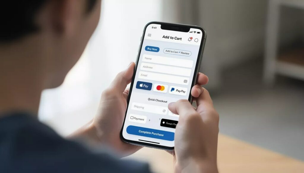 mobile-user-navigating-conversion-focused-ecommerce-ui