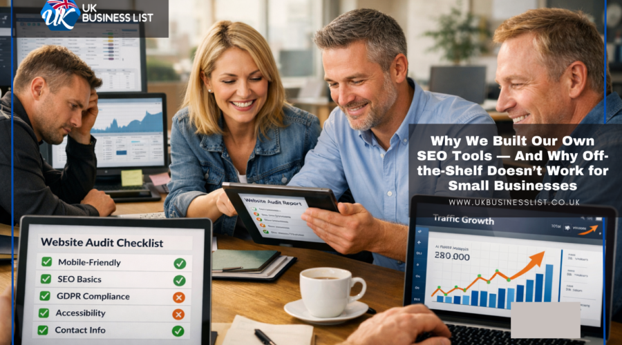 Why We Built Our Own SEO Tools — And Why Off-the-Shelf Doesn’t Work for Small Businesses