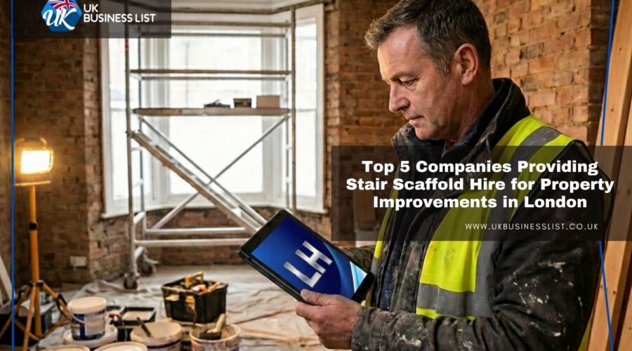 Top 5 Companies Providing Stair Scaffold Hire for Property Improvements in London