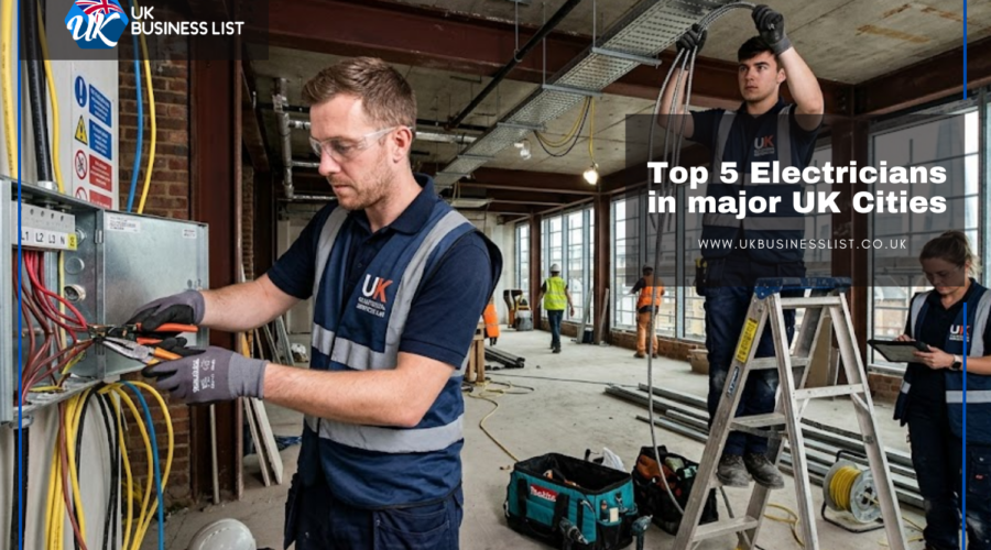 Top 5 Electricians in major UK Cities