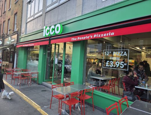ICCO Pizza in Fitzrovia