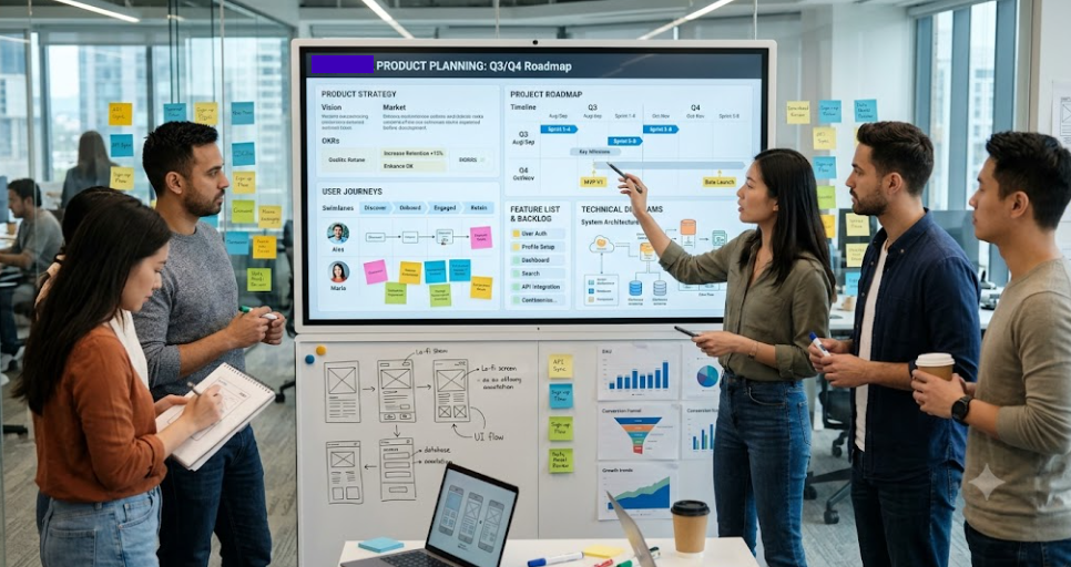 software-team-planning-a-digital-product-before-development