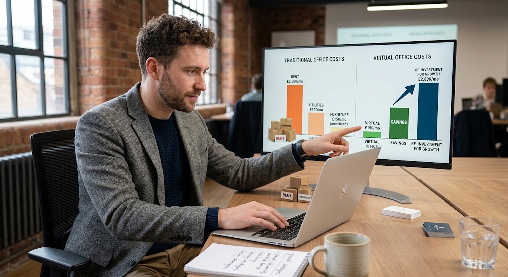 startup-founder-comparing-the-costs-of-a-traditional-office-with-a-virtual-office