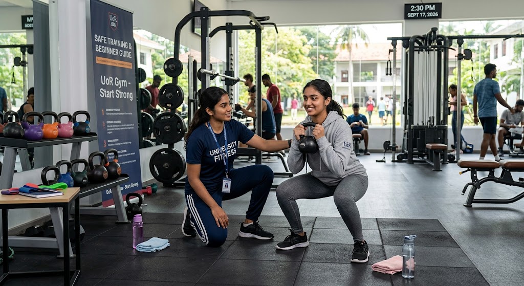 student-fitness-trainer-demonstrating-exercise-to-another-student.