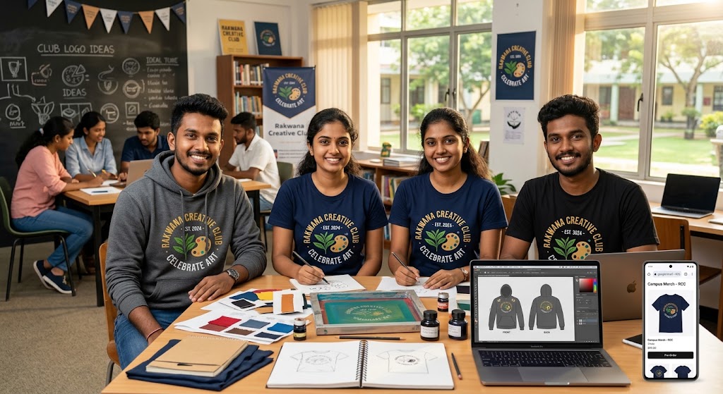 students-creating-custom-designed-society-T-shirts-and-hoodies.=