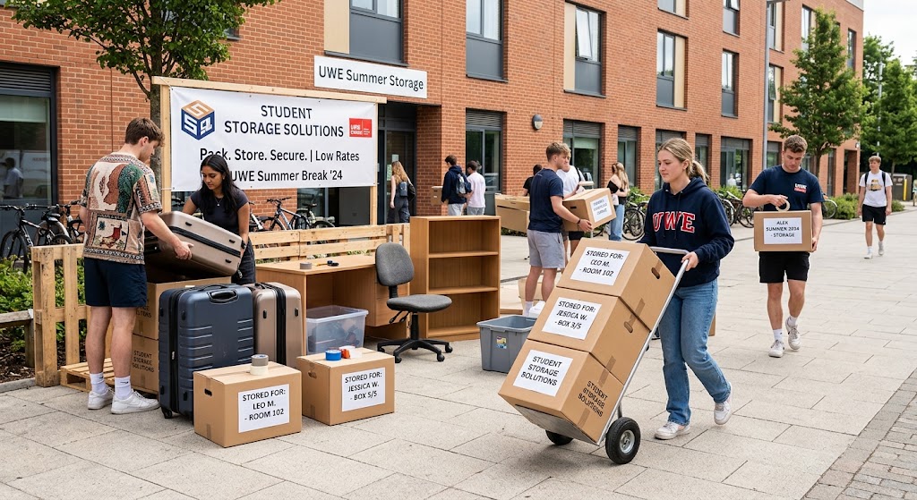 students-organising-boxes-suitcases-and-small-furniture-for-summer-storage